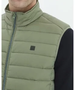 Solid SDSÖRENSON - Veste Sans Manches - Hedge Green -Promos Solid Magasin 3ab1d8fff0be4c579332a956fc9ac775