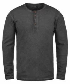 Solid SDTIMUR - T-shirt à Manches Longues - Black -Promos Solid Magasin 3ab9c8cdcf384956b3eb249afd9933d7