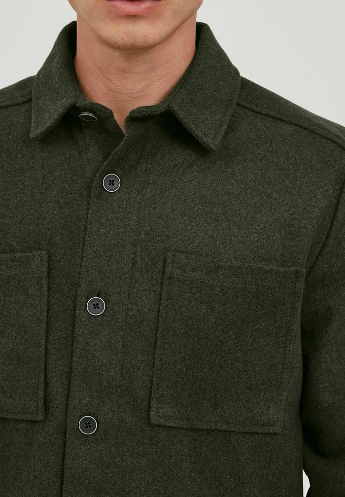 Solid LIAM - Veste Mi-saison - Deep Forest Melange 4 Solid LIAM - Veste Mi-saison - Deep Forest Melange – Image 4