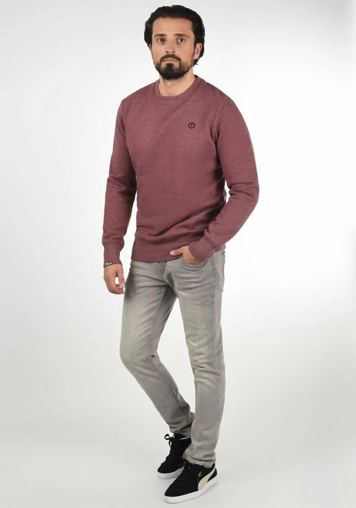 Solid SDBENN - Sweatshirt - Wine Red 2 Solid SDBENN - Sweatshirt - Wine Red – Image 2