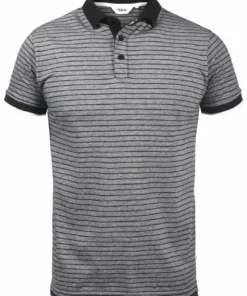 Solid PANTELIS - Polo - Black Melange -Promos Solid Magasin 3bd25bfb89b04baab2f1390c58b4f746