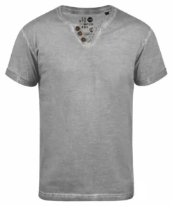Solid SDTINO - T-shirt Basique - Mid Grey -Promos Solid Magasin 3c8c712a0f984c5a850578e61faf3b94