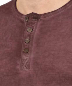 Solid SDTIMUR - T-shirt à Manches Longues - Wine Red -Promos Solid Magasin 3d1e90c710594376bc4307dce333b3b0