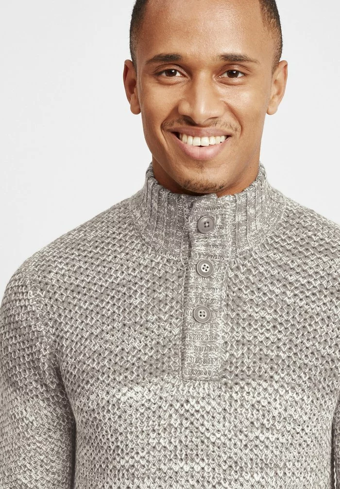 Solid SDAFTON - Pullover - Grey Melange 4 Solid SDAFTON - Pullover - Grey Melange – Image 4
