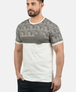 Solid SDFLORIAN - T-shirt Imprimé - Mid Grey