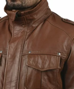 Solid SDCAMASH - Veste En Cuir - Golden Bro -Promos Solid Magasin 3e05f88724f44b27a9c93c386af9044d