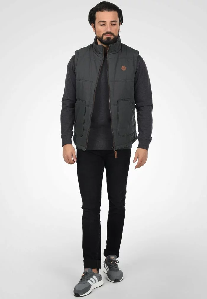 Solid SDFREDOLIN - Veste Sans Manches - Forged Iron 2 Solid SDFREDOLIN - Veste Sans Manches - Forged Iron – Image 2