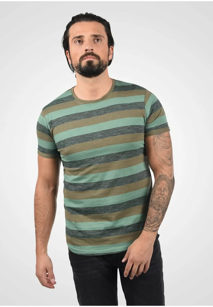 Solid SDTEE - T-shirt Imprimé - Bottle Green 1 Solid SDTEE - T-shirt Imprimé - Bottle Green