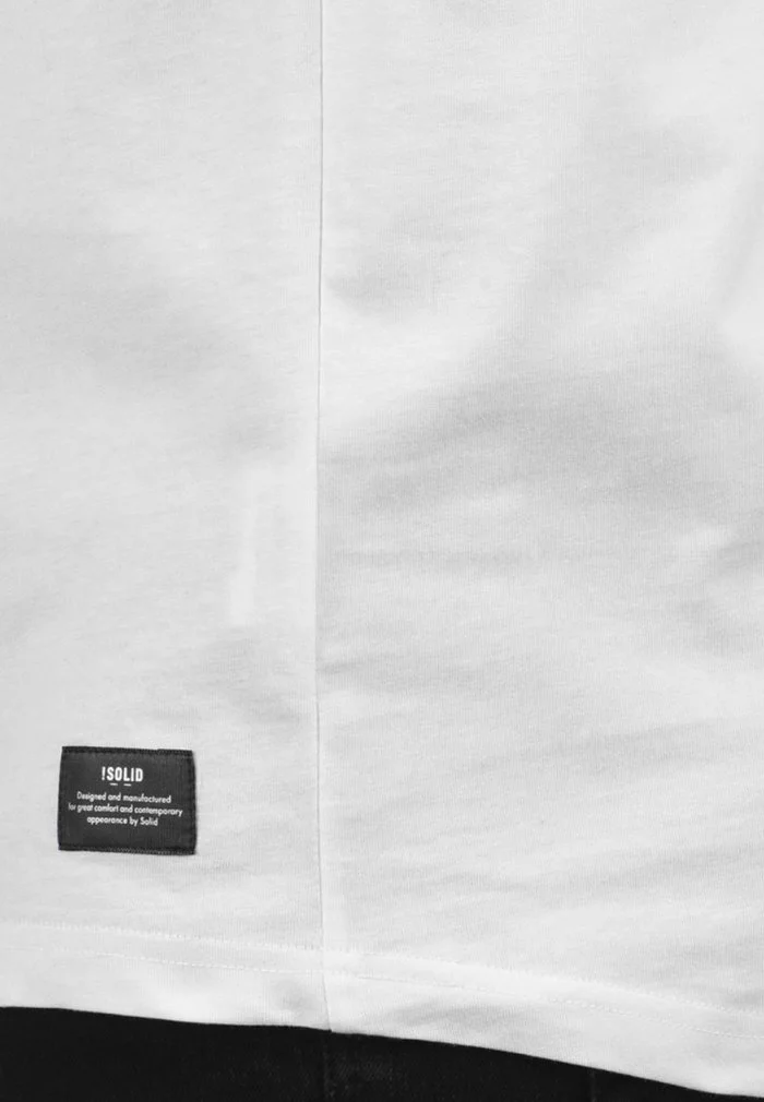 Solid SDCAHIL - T-shirt Imprimé - White 4 Solid SDCAHIL - T-shirt Imprimé - White – Image 4