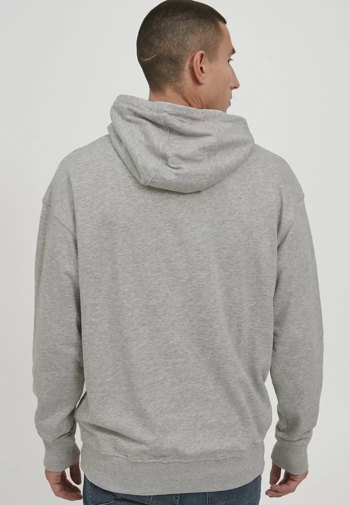 Solid SDMASON HOOD 21106758 - Sweatshirt - Light Grey Melange 3 Solid SDMASON HOOD 21106758 - Sweatshirt - Light Grey Melange – Image 3