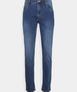 Solid SDTULIO JOY HYBRID 21105840 - Jean Droit - Middle Blue Denim -Promos Solid Magasin 4252d629198e42358aaa97c1642871f3