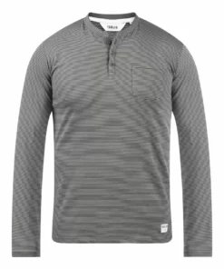 Solid SDALPHIOS - T-shirt à Manches Longues - Dark Grey Melange -Promos Solid Magasin 42a81a196fd54c049e64f517a1e16fdf