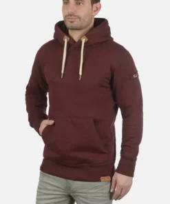 Solid SDTRIPHOOD - Sweat à Capuche - Wine Red