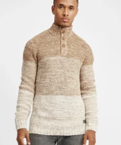 Solid SDAFTON - Pullover - Tiger's Eye Melange