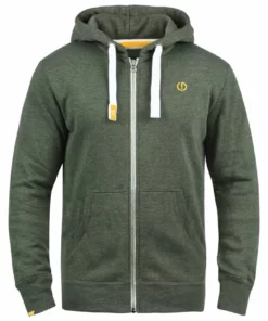 Solid SDBENNZIP - Sweat à Capuche Zippé - Olive 7 Solid SDBENNZIP - Sweat à Capuche Zippé - Olive -Promos Solid Magasin 443ac28f4dec44f698f353886821c97a