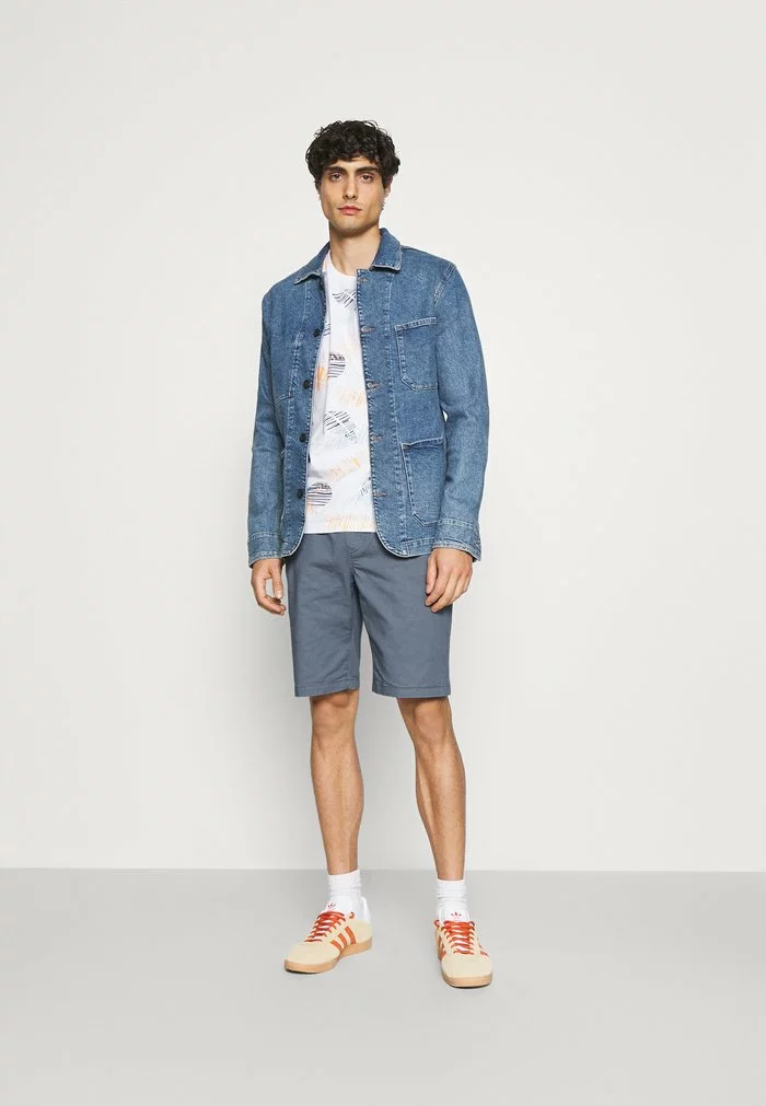 Solid POVL ELASTICATED - Short - China Blue 2 Solid POVL ELASTICATED - Short - China Blue â Image 2