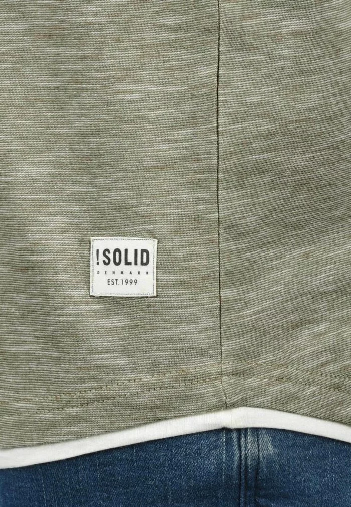 Solid SDRIGOS - T-shirt Basique - Dusty Olive 4 Solid SDRIGOS - T-shirt Basique - Dusty Olive – Image 4
