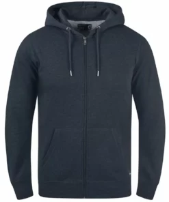 Solid SDBERTIZIP - Sweat à Capuche Zippé - Blue Melange -Promos Solid Magasin 45a9e93403974bbf864614acd7693bfc