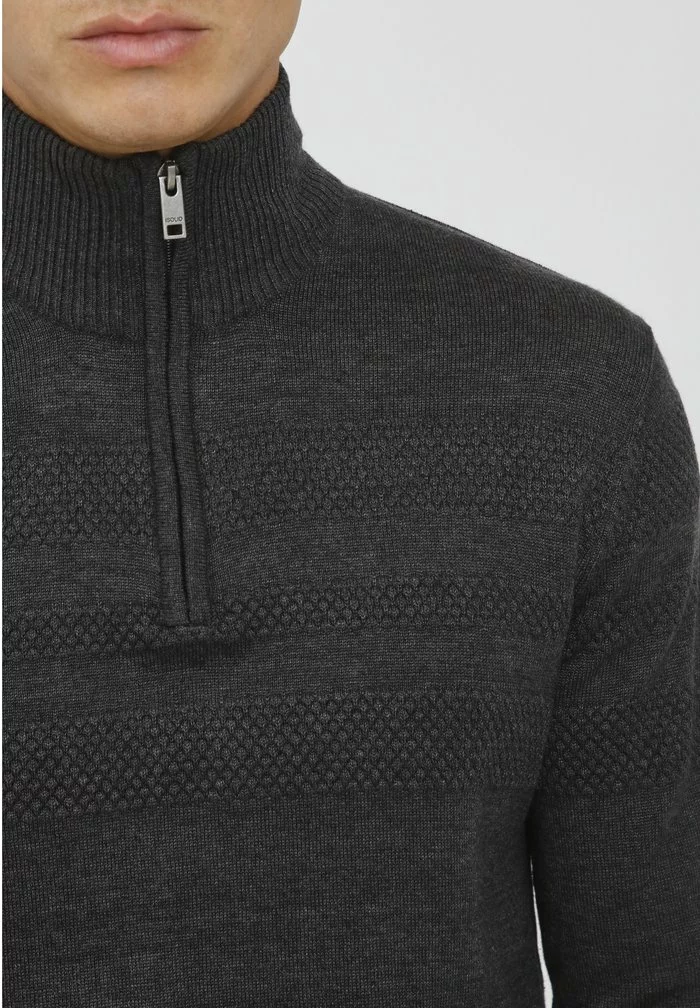 Solid SDBAMARO - Pullover - Dark Grey Melange 4 Solid SDBAMARO - Pullover - Dark Grey Melange – Image 4