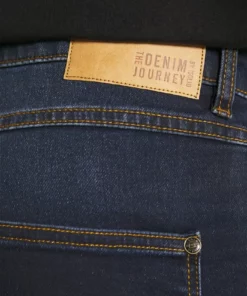 Solid SDTULIO JOY HYBRID 21105840 - Jean Droit - Dark Blue Denim -Promos Solid Magasin 46e0b726c10f4d468769e763910c655e