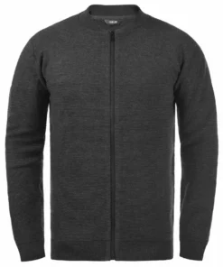 Solid CEZAR - Gilet - Dark Grey Melange -Promos Solid Magasin 46ea17ef2f6a4cc086564387ee9609d0