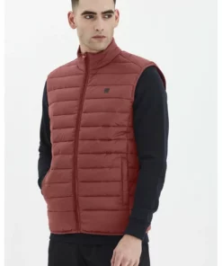 Solid SDSÖRENSON - Veste Sans Manches - Brick Red