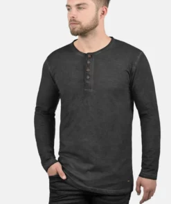 Solid SDTIMUR - T-shirt à Manches Longues - Black