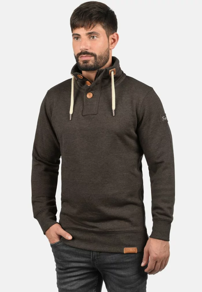 Solid SDTRIPTROYER - Sweatshirt - Coffee Bea 1 Solid SDTRIPTROYER - Sweatshirt - Coffee Bea