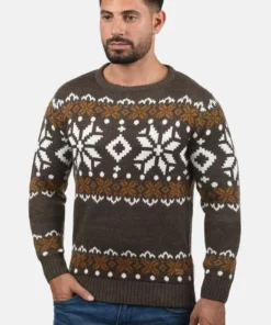 Solid SDNORWIG - Pullover - Dark Brown