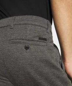 Solid SDDAVE BARRO - Pantalon Classique - Medium Grey Melange -Promos Solid Magasin 4aa3371710f846cf9121b162eb68d260