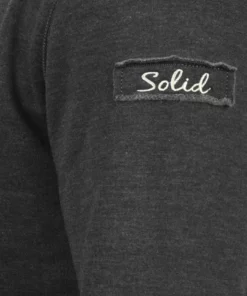 Solid TRIP-O-NECK - Sweatshirt - Dark Grey -Promos Solid Magasin 4c878dfdcc1e4c819a9ef8d3338ee564