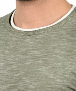 Solid SDRIGOS - T-shirt Basique - Dusty Olive 7 Solid SDRIGOS - T-shirt Basique - Dusty Olive -Promos Solid Magasin 4cd2ad6ca9fa452584042c841b20a168