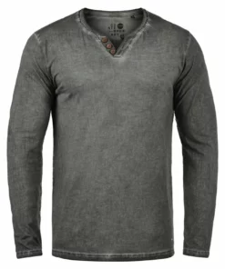 Solid SDTINOX - T-shirt à Manches Longues - Dark Grey -Promos Solid Magasin 4d7f207dc7e442a1aeb1e3e227897567