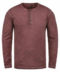Solid SDTIMUR - T-shirt à Manches Longues - Wine Red -Promos Solid Magasin 4e8475588a674f67afa9bbfccae1ad29