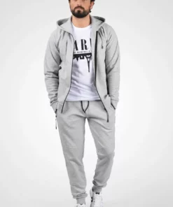 Solid SDGELLO - Pantalon De Survêtement - Light Grey Melange -Promos Solid Magasin 4f140b84193d417590b456a73e2152bd