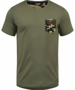 Solid SDCALVIN - T-shirt Imprimé - Dusty Olive -Promos Solid Magasin 4f974af2912c422ba7fd0b28e72ad198