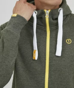 Solid SDBENN - Sweat à Capuche Zippé - Grey Denim -Promos Solid Magasin 510190a3a8494a3ea990f38332f2c0a8