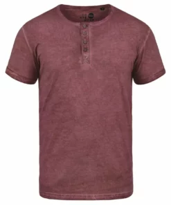 Solid SDTIHN - T-shirt Basique - Wine Red -Promos Solid Magasin 51474af0ef1b49bba4443b12694806ce