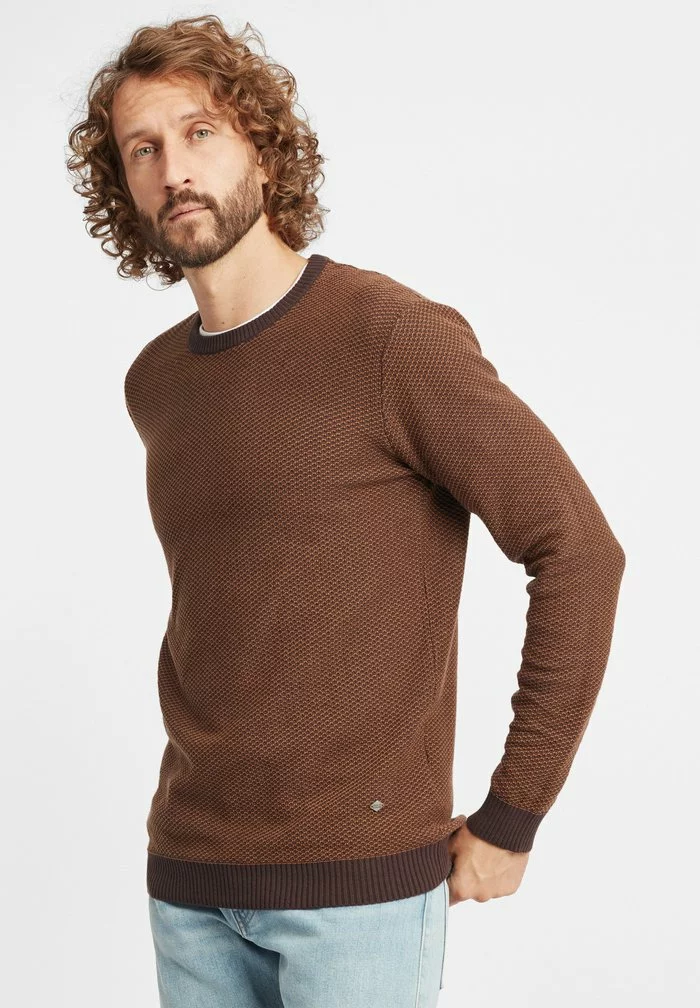 Solid SDDUMON - Pullover - Coffee Bean 1 Solid SDDUMON - Pullover - Coffee Bean