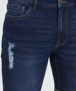 Solid SDNOYTON - Short En Jean - Dark Blue Denim -Promos Solid Magasin 51cd3b46fa9143858ea6c8a601abb1cd