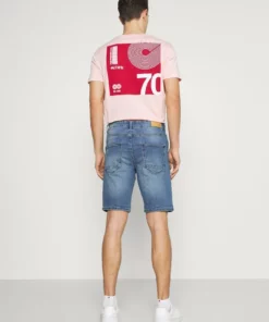 Solid SDRYDER DESTROY - Short En Jean - Light Blue Denim -Promos Solid Magasin 51f5289a61ee4222a301292af3f8b3a0