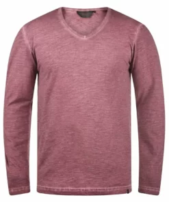 Solid SDCORNELIO - T-shirt à Manches Longues - Wine Red -Promos Solid Magasin 522bed42f792435baed72e3acd32e99f