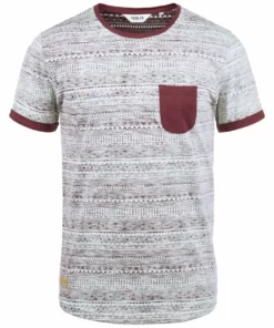 Solid SDINGO - T-shirt Imprimé - Wine Red -Promos Solid Magasin 52e724ec0f03407f8286f698ed422664