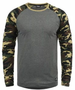 Solid SDCAJUS - T-shirt à Manches Longues - Grey Melange -Promos Solid Magasin 52f32ea7421a4957b0a13b4d93c5b544