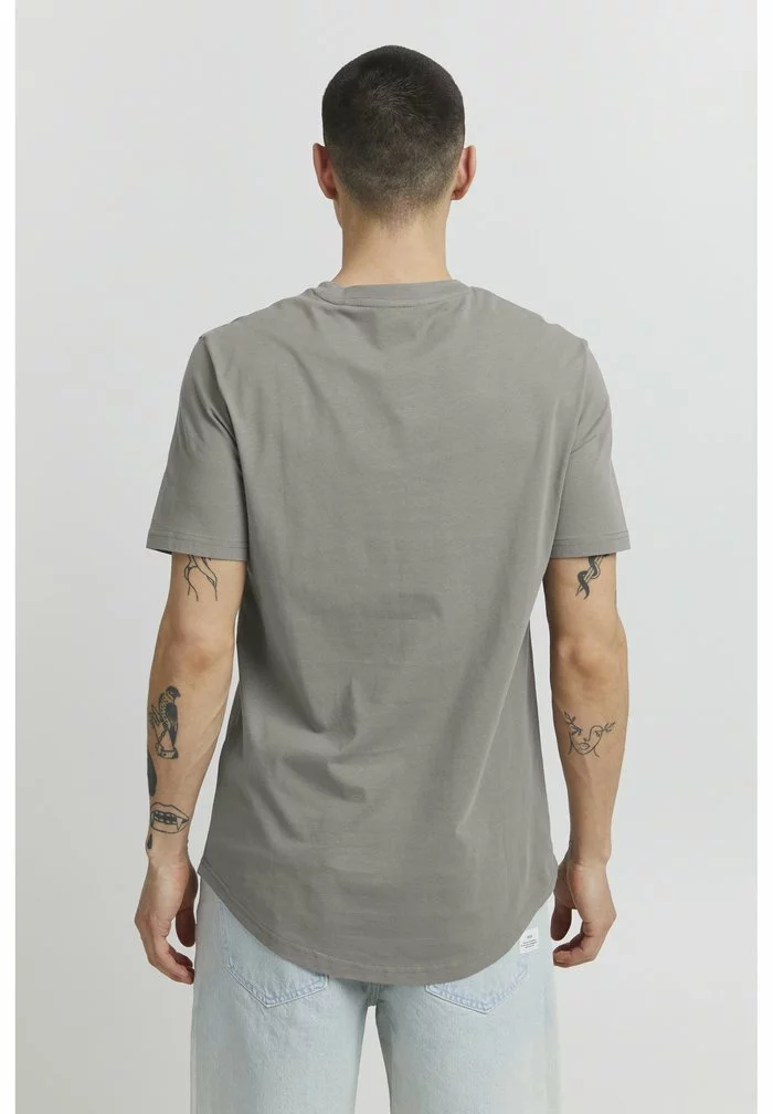 Solid SDBASTO - T-shirt Imprimé - Mid Grey 3 Solid SDBASTO - T-shirt Imprimé - Mid Grey – Image 3