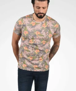 Solid SDFAIK - T-shirt Imprimé - Mahog. Rose