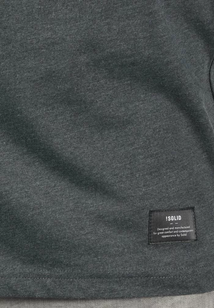 Solid SDCALLUX - T-shirt Imprimé - Dark Grey Melange 6 Solid SDCALLUX - T-shirt Imprimé - Dark Grey Melange – Image 6