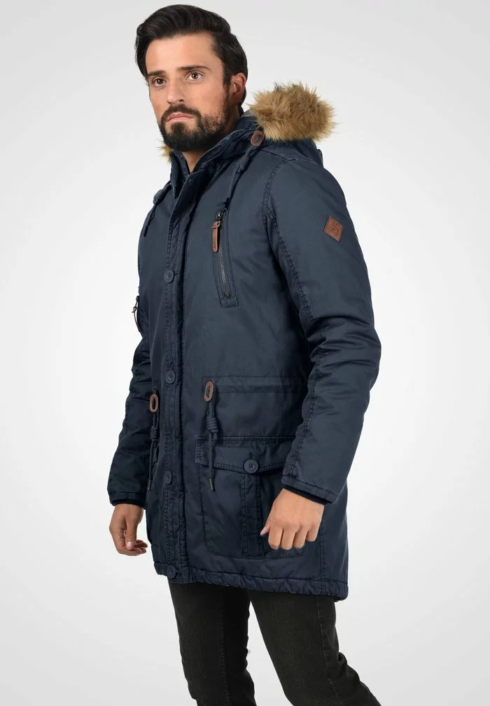 Solid SDCLARK - Veste D'hiver - Dark Blue 3 Solid SDCLARK - Veste D'hiver - Dark Blue – Image 3