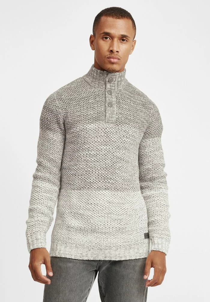 Solid SDAFTON - Pullover - Grey Melange 1 Solid SDAFTON - Pullover - Grey Melange