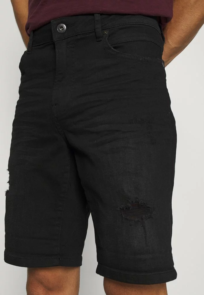 Solid SDREGULAR - Short En Jean - Black 4 Solid SDREGULAR - Short En Jean - Black – Image 4